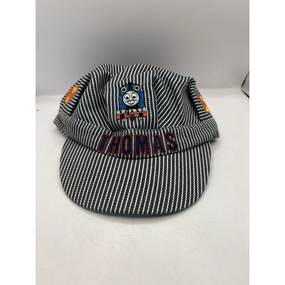 Thomas the Tank Engine Train Conductor Striped Train Hat Youth VTG - Picture 1 of 5